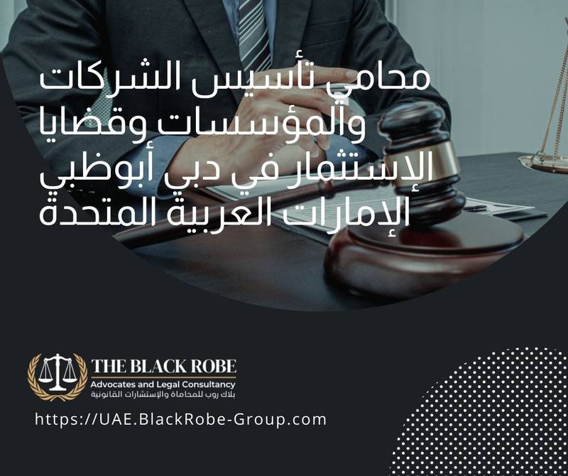 محامي تأسيس الشركات والمؤسسات وقضايا الإستثمار في دبي أبوظبي الإمارات العربية المتحدة